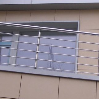 ограждения балкона из нержавейки 3