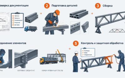 Металлические фермы: от выбора схемы до монтажа